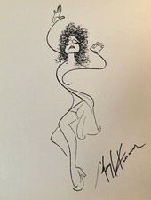 Cheryl Freeman Signed Al Hirschfeld Print - THE WHO’S TOMMY - Broadway (b)