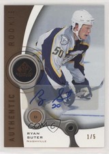 2005-06 SP Game Used Edition Authentic Rookies /5 Ryan Suter #138 Rookie Auto RC