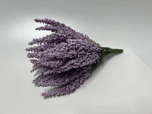 Kunstblume Erika Calluna Lila Steckstab, künstliches Heidekraut, 24 Blütenstiele - Bild 1 von 3