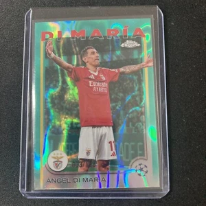 Angel Di Maria Aqua Lava /199 Topps Chrome UEFA 2024/25 - Picture 1 of 6
