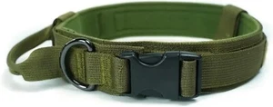 LXYUTY Premium Nylon Dog Collar for Dogs Size M MEDIUM LARGE DARK GREEN - Picture 1 of 6
