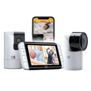 C525P-2 5" Smart HD Video Baby Monitor with + BONUS Motorised Pan-Tilt Camera - Picture 1 of 6