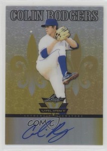 2012 Leaf Valiant Yellow /10 Colin Rodgers #VA-CR1 Auto