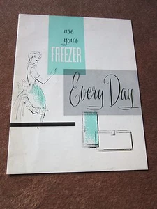 Folleto vintage de 1959 Dow Chemical Saran Wrap usa tu congelador todos los días - Imagen 1 de 4