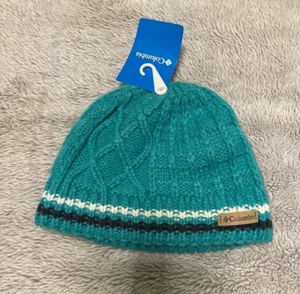 Columbia Cabled Cutie Youth Geyser Beanie Size; S/M - Picture 1 of 4
