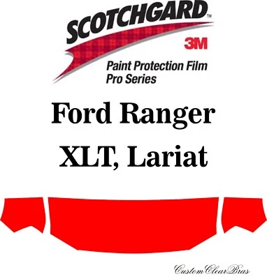 3M Paint Protection Film Pro Series Clear Bra Pre Cut Kit 2024 2025 Ford Ranger - Image 1 of 3