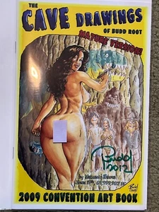 2009 The Cave Drawings of Budd Root SIGNED W/ Matching COA Autograph Art Book 9” - Picture 1 of 2