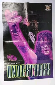 Vintage Double Sided Undertaker Poster Titansports 1994 WWF 32x21" - Bild 1 von 15