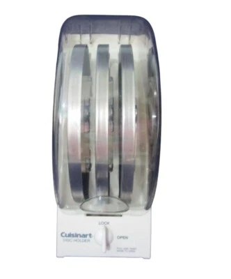 Cuisinart Locking Disc Holder  3 Discs For DLC 8 DLC-10 Models EUC - Image 1 of 4