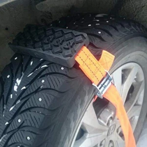 Car Tire Snow Chains Rubble Straps Mud Sand Trouble Emergency Traction Block _xa - Picture 1 of 7