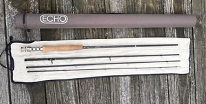 Echo Carbon 940-4 9’ 0” #6 Line Flyrod with Bag & Tube - Picture 1 of 5