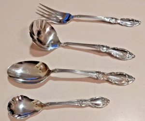 Oneida Louisiana Set of 4 Serving Pieces Community Stainless Flatware - Picture 1 of 4