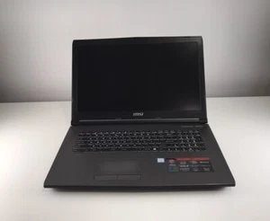 MSI Leopard GF72 2VR 17.3"-Intel Core i7/No SSD/No RAM/GTX 1060-Faulty-Read AD - Picture 1 of 5