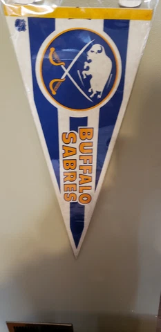 BUFFALO SABRES RETRO FELT NHL VINTAGE PENNANT 2/20/2021 Cover