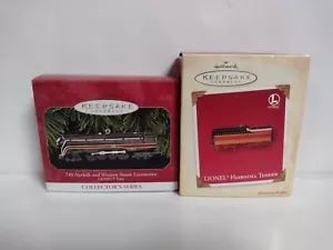 Hallmark Lionel Trains Pennsylvania GG-1 locomotora y vagón adornos de Navidad - Imagen 1 de 2