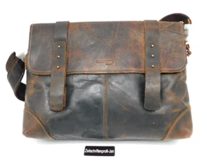 Greenland Nature Classic A4 Leder Tasche used Look - Bild 1 von 6