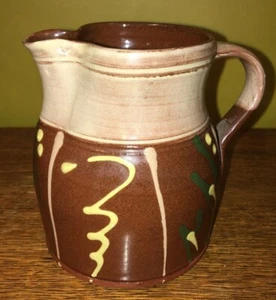 CREMA / LATTIERA SLIPWARE JG ISOLA DI WIGHT - Foto 1 di 6