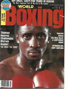 REVISTA MUNDIAL DE BOXEO JULIO 1982 THOMAS HEARNS RAY ARCEL TONY SANTANA HAMSHO - Imagen 1 de 1