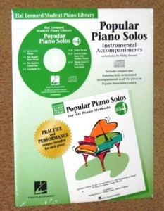 Hal Leonard Student Piano Library - Popular Piano Solos - Level 4 (CD only) - Picture 1 of 1