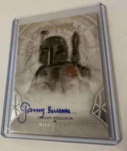STAR WARS MASTERWORKS 2018 A-JB JEREMY BULLOCH (BOBA FETT) AUTOGRAPH - Picture 1 of 1