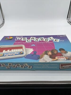 Vintage Tv Scrabble Game by Selchow & Righter 1987 - Image 1 of 4
