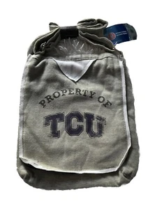 Texas Christian University Property Of Hoodie Purse Bag Tote TCU Horned Frogs. - Picture 1 of 4