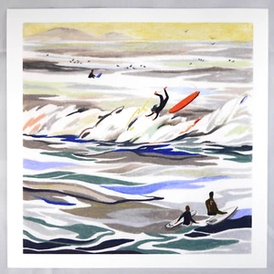 SIGNIERT -SALLY DENG - GUNG HO GO - 2021 LTD ED #/10 Surfen Kalifornien Pettibon - Bild 1 von 2