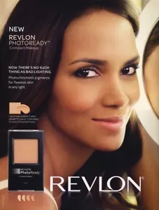 2011 Revlon Halle Berry makeup 1-page MAGAZINE AD - Picture 1 of 1