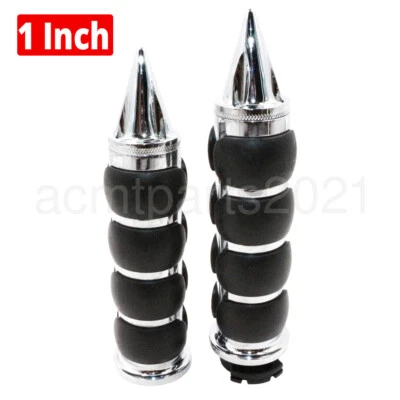 Empuñaduras de manillar de motocicleta de 1" para Harley-Davidson Road King Road Glide Foto 1 de 4