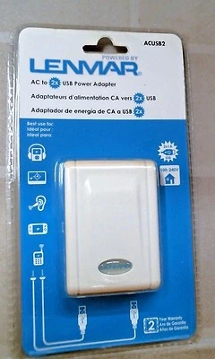 Lenmar ACUSB2 AC Power Adapter with Dual USB Ports, FREE SHIPPING  - Image 1 of 4
