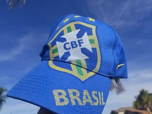 New NIKE "Brasil" (Brazil) CBF Baseball and Soccer cap - Child / Children's Size - Picture 1 of 10