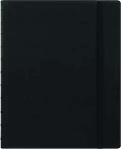 Filofax REFILLABLE NOTEBOOK CLASSIC, 10.8" x 8.5" Black - Elegant leather-look - Picture 1 of 2