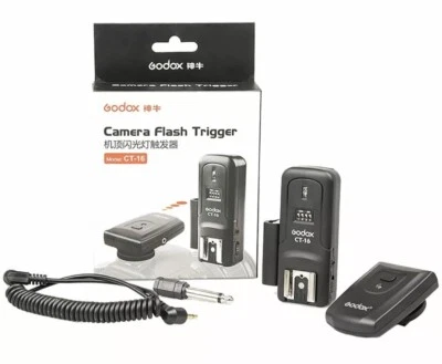 US Godox CT-16 Universal Wireless Flash Speedlite Light Trigger Receiver Set - Image 1 of 2