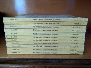 Lot 11 The National Geographic Magazine 1927 NEAR MINT Map Maryland Delaware DC - Picture 1 of 24