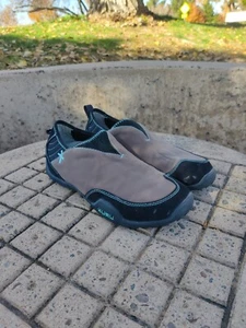 Kuru Kivi Womens Shoes Size 9 Black/Grey/Teal Slip On Comfort Casual Sneakers - Picture 1 of 11