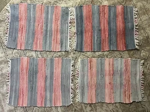 Set of 4 Cloth Woven BohoPlacemats Reversible! - Picture 1 of 3