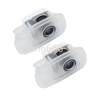 2x Lámpara de sombra fantasma de cortesía con logotipo de luz de puerta para Mercedes Benz S cupé CLA CLS Foto 1 de 4