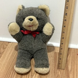 "Oso gris de felpa de 11"" PA International de colección" - Imagen 1 de 5