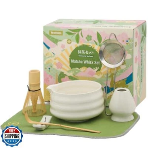 YEEMUOS Matcha whisk Set,7 Pcs Matcha Making Kit with whisk Whisk, Ceramic Bo - Picture 1 of 5