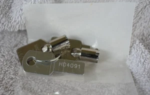 Harley Davidson Genuine Ignition Key Set OEM NOS 71452-91A Code HD4091 #1 H1 - Picture 1 of 2