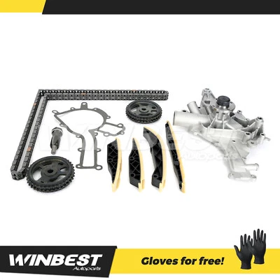 Timing Chain Kit Water Pump fit Mercedes-Benz E320 CL500 CLK55 AMG New - Image 1 of 4