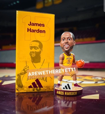 Arizona State Sun Devils James Harden Bobblehead SGA 2/15/25 Clippers Rockets Foto 1 de 2