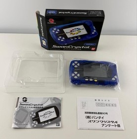Bandai WonderSwan WS Swan Crystal Console Clear Blue - Japan retro game SCT-001