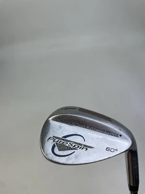 Pure Spin Diamond Face Lob Wedge 60 Degree / Wedge Flex Steel Shaft /9165 - Image 1 of 4