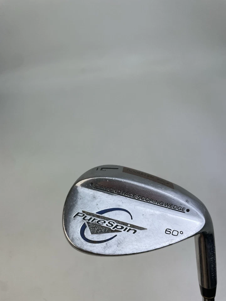 Pure Spin Diamond Face Lob Wedge 60 Degree / Wedge Flex Steel Shaft /9165 - Image 1 of 4