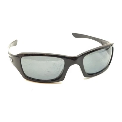 Oakley Fives Squared (4+1)2 Black Rectangle Wrap Sunglasses Frames 133 USA Sport - Image 1 of 4