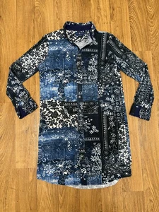Ralph Lauren Hemd Herren Large Floral Patchwork Strick Oxford Langarm Freizeit - Bild 1 von 6