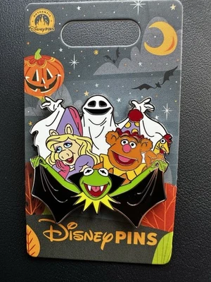 Prendedor de Halloween de los Muppets de los parques de Disney 2025 OE Kermit Miss Piggy Fozzie Ghost Foto 1 de 2
