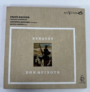 REINER Strauss: Don Quixote 1961 Vinyl LP Box Set + Book RCA LD 2384 - VG+ - Picture 1 of 7