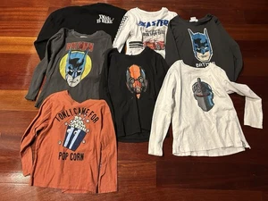 Zara Bundle of 8 casual kids boys tshirts kids Tops size 7/8 - Picture 1 of 3